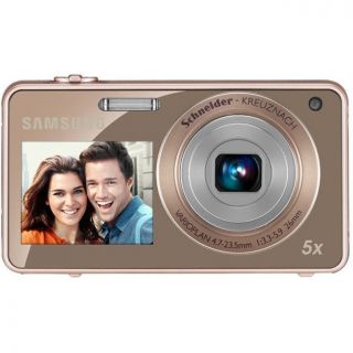 Samsung ST700 2View 16.1MP Gold Digital Camera Today $176.49