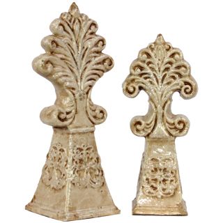 Urban Trends Collection Antique White Ceramic Deco (Set of 2) Today: $