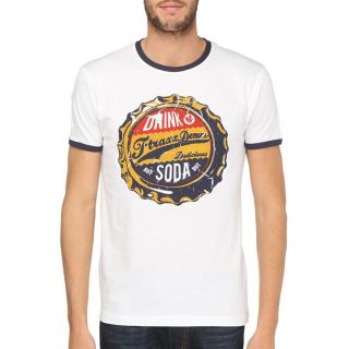 TRAXX T Shirt Homme Blanc et marine Blanc et marine   Achat / Vente