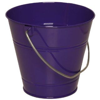 Purple Small Colorful Metal Pail Buckets   36 pails per