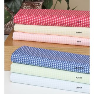 Windsor Collection 200 Thread Count Gingham Check Sheets