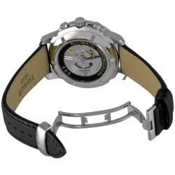 Tissot Mens T Sport PRC 200 Black Strap Automatic Chronograph Watch