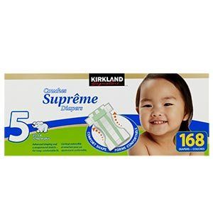 Kirkland Signature Supreme Diapers Size 5 168 count Baby