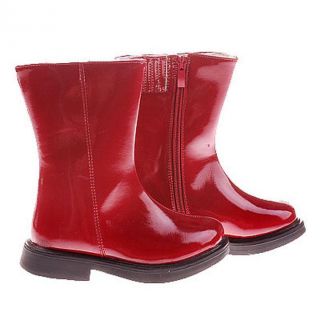 Greggy Girl Girls Red Patent Leather Boots