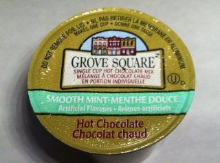 NEW 8 Grove Square Smooth Mint Hot Cocoa K cups SMooth MINT, Brand