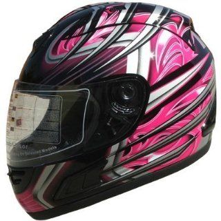 Face Sports Motorcycle Helmet DOT (508) 169 Pink: Sports & Outdoors