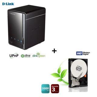 DLINK DNS 320 NAS + WD Green 2To 64Mo 3.5   Achat / Vente SERVEUR