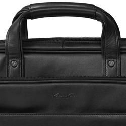 Kenneth Cole New York Port of Justice Leather Business Laptop Case