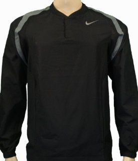 Nike Mens Baseball Softball Cage Jacket Black Size M