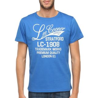 LEE COOPER T Shirt Homme bleu dur   Achat / Vente T SHIRT LEE COOPER T