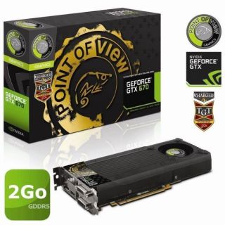 Point Of View TGT GTX670 2Go GDDR5 Charged   Achat / Vente CARTE