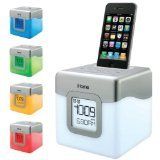 iHome iP18W Color Changing 30 Pin iPod/iPhone Alarm Clock