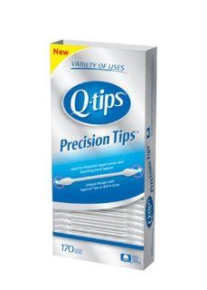 com QTips Cotton Swabs, Precision Tip, 170 Count (Pack of 3) Beauty