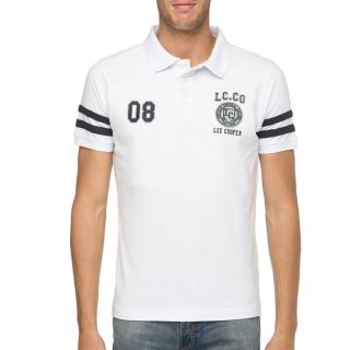LEE COOPER Polo Homme Blanc   Achat / Vente POLO LEE COOPER Polo
