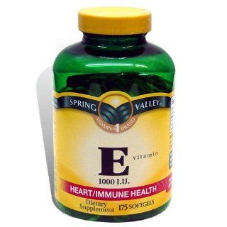Valley   Vitamin E 1000 IU, 175 Softgels