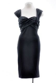 Tadashi Collection Black Contrast Sheath Cocktail Dress 8