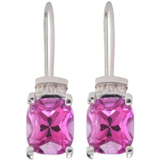 White Gold Pink Topaz and Diamond Earrings Today $227.99