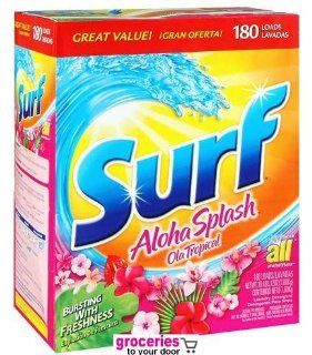 Surf Powder Laundry Detergent, Aloha Splash, 180 Loads (Pack of 2