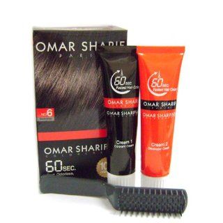 Omar Sharif 60sec Color Cream #6 Natural Brown Beauty