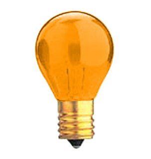 Bulbrite 702510   10S11TO   Transparent Orange 10 Watt S11 Light Bulb
