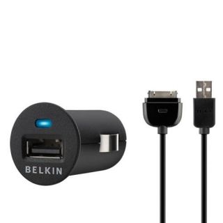 BELKIN F8Z446ea Chargeur allume cigares Mini USB et câble iPhone 3G
