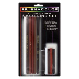 Prismacolor 10 piece Colored Pencil Sketching Set