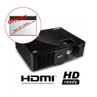 ACER X1311WH HDMI 720p + Ecran 90 OFFERT    Achat / Vente