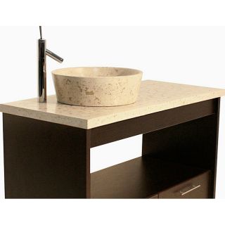 Concrete Full Moon Marble Sink