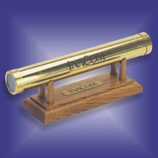 Brass Kaleidoscope with Solidwood Stand   Corporate Gift