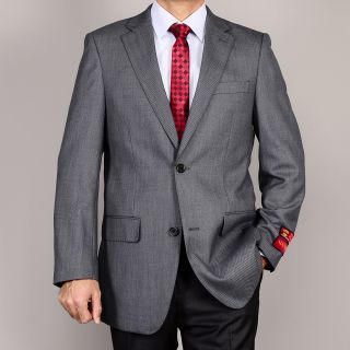 Mantoni Mens Grey 2 Button Wool Sport Coat Today $119.99