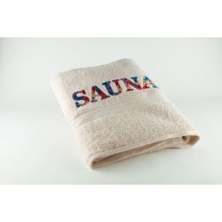 502   Serviette de sauna brodée   Sauna   Tissu éponge coton 470