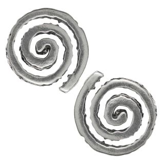 Tressa Sterling Silver Indian Turtle Protection Symbol Stud Earrings