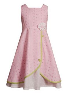 Rare Editions Girls PLUS Size LIGHT PINK WHITE GINGHAM