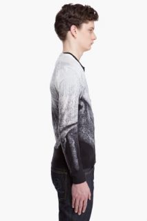 Alexander McQueen Cable Knit Print Cardigan for men