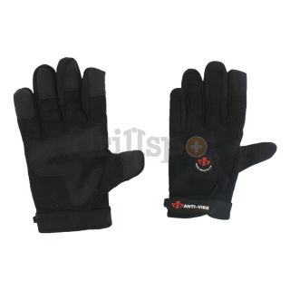Condor 4HDK5 Anti Vibration Gloves, 2XL, Black, PR