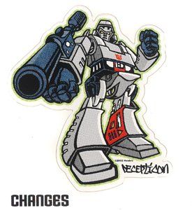 Transformers Megatron Decepticon Hip Hop Sticker 78 182: Toys & Games