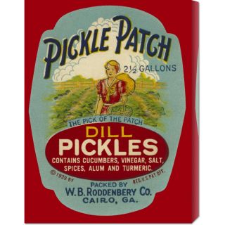 Patch Dill Pickles Stretched Canvas Art Today: $122.99
