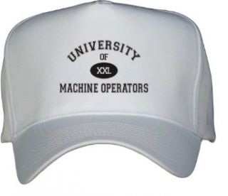 UNIVERSITY OF XXL MACHINE OPERATORS White Hat / Baseball