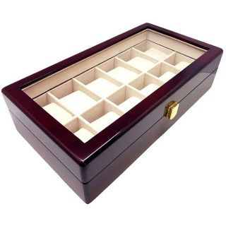 Heiden Cherry Wood 12 Watch Storage Box Today $124.99 4.9 (21 reviews