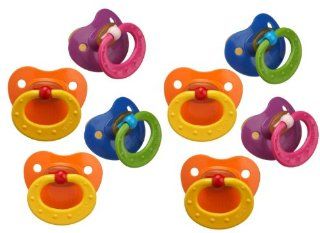 NUK 8 Pack Classic Latex BPA Free Pacifier, Size 3, Colors