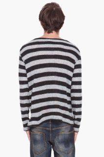 R13 Striped Wool Shirt for men