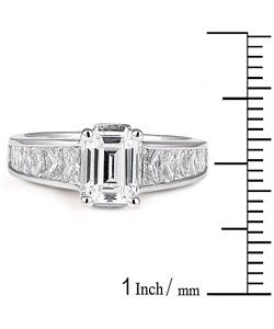 14k White Gold 2 1/3ct TDW Diamond Engagement Ring