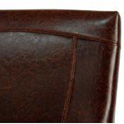 Ken Bicast Leather Arm Chair Brown