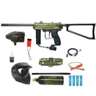 Spyder MR1 Tactical Platinum Paintball Gun Package   Olive