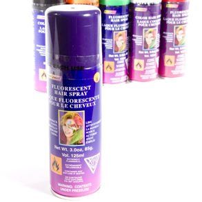 Purple Fluorescent Hairspray Toys & Games