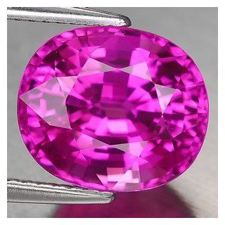 7.21ct Oval Pink Purple Natural Sapphire Loose Gemstone