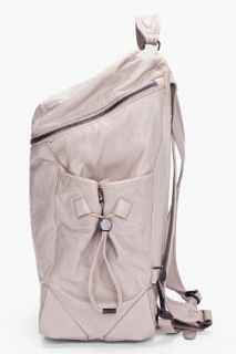 Alexander Wang Grey Leather Wallie Backpack for men