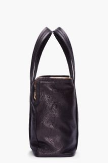 Pierre Hardy Black Leather Zip Lid Bag for men