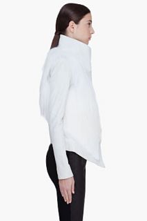 Helmut Lang White Goat rabbit Fur Jacket for women