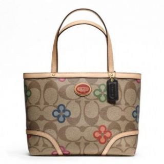 Coach Small Peyton Signature Clover Top Handle Tote F48966